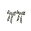 'Ruby Bow Earrings' Gold or Silver