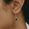 'Georgia Onyx Dangles' Gold