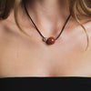 'Leigh Necklace' Red Agate