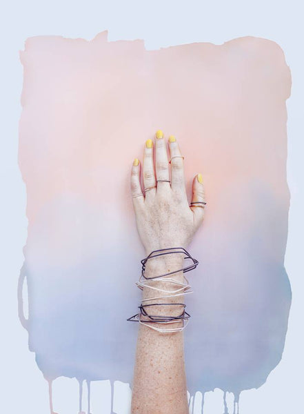 'Bangle' Polished Silver