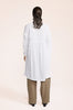 'Hadjani Shirt Dress' White