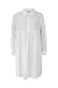 'Hadjani Shirt Dress' White