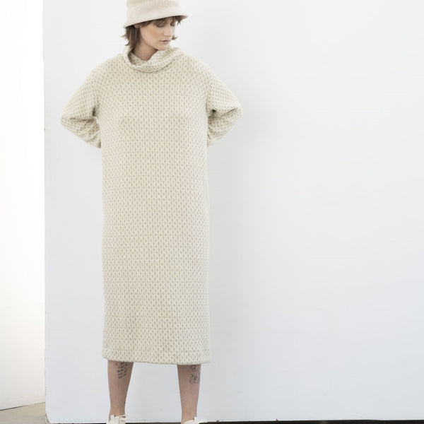 'Stewart Dress' Black or Cream knit