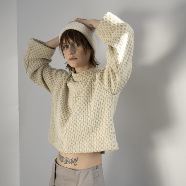 'Waters Top' Cream Knit