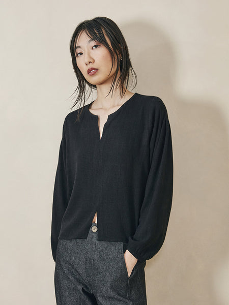 'Anjie Top' Black