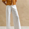 'Dona Pant' White Eyelet