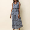 'Bella Sundress' Blue Ink Print or Black Ink Print