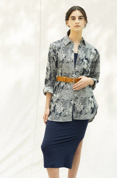 'Ipanema Shirt' Tropical Jacquard