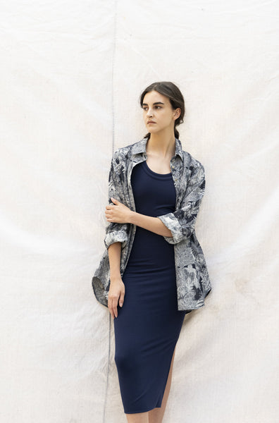 'Ipanema Shirt' Tropical Jacquard