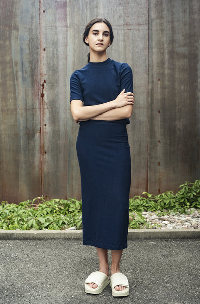'Dolby Skirt' Navy