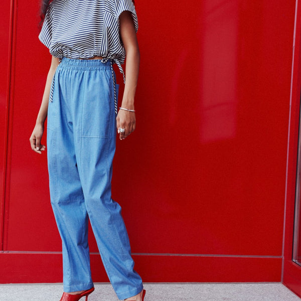 'Eden Pant' Light Denim