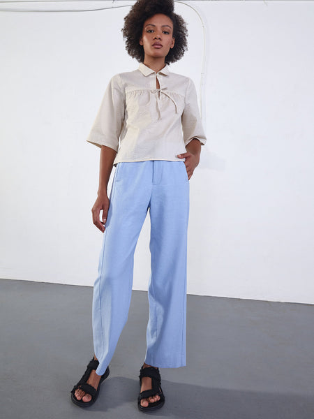 'Colette Pant' Cayenne, Ice Blue, Black, or Electric Indigo