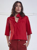 'Arlen Blouse' Red