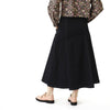 'Volans Fluted Skirt' Black