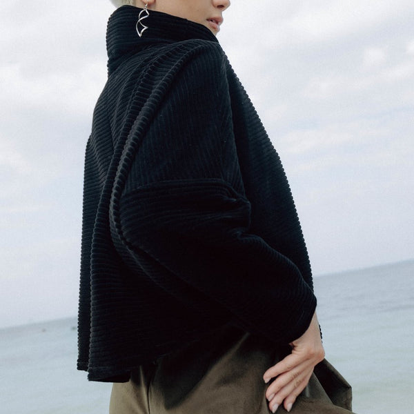 'Amsterdam Sweater' Rosewood, Juniper, and Black