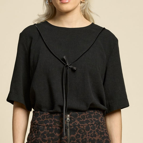 'Lea Top' Black