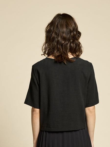 'Lea Top' Black