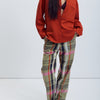 'Samsi Pant' Plaid