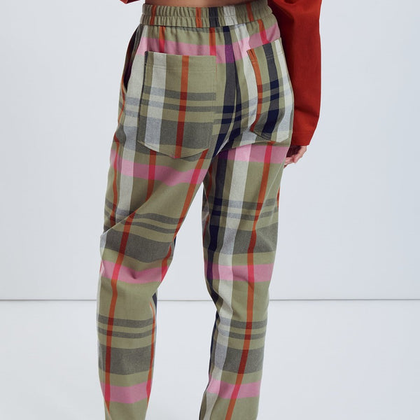 'Samsi Pant' Plaid