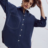 'Malabou Button Up' Blue