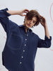 'Malabou Button Up' Blue