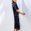 'Calloway Dress' Indigo/Black