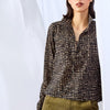 'Phoebe Blouse' Ash/Taupe