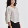 'Perseus Top' Ivory Stripe