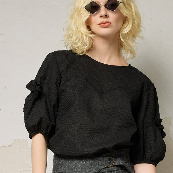 'Esa Blouse' Black