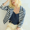 'Vesta Jacket' Blue Stripe