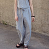 'Edward Trousers' Black/Cream Stripe