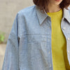 'Jacob Shirt' Blue/Beige Stripe