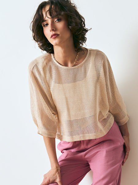 'Brock Top' Oat Mesh