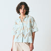 'Sterling Button Up' Chalk Eyelet
