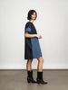 'Petra Dress' Denim Colour Block
