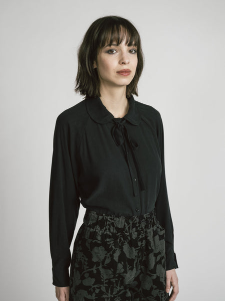 'Hydra Blouse' Black
