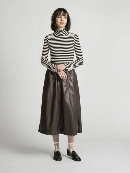 'Octans Turtleneck' Striped Rib