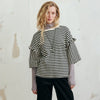 'Milo Top' Grey Stripe