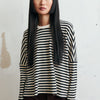 'Mitch Top' Black Stripe