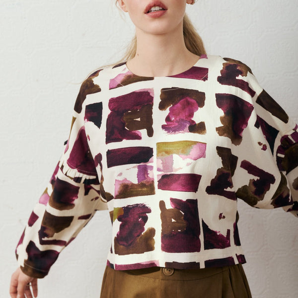 'Emilio Blouse' Print