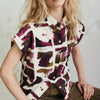 'Ofelia Blouse' Beetroot