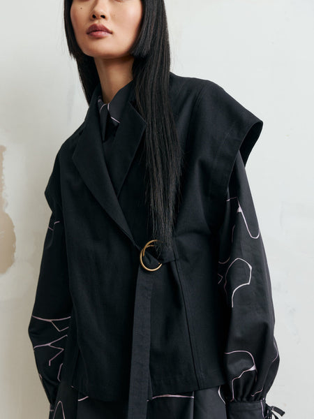 'Jena Vest' Black