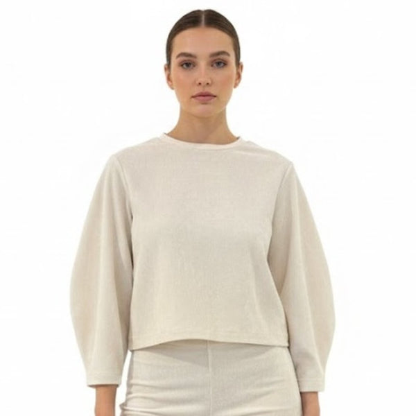 'Dido' Off White Chenille