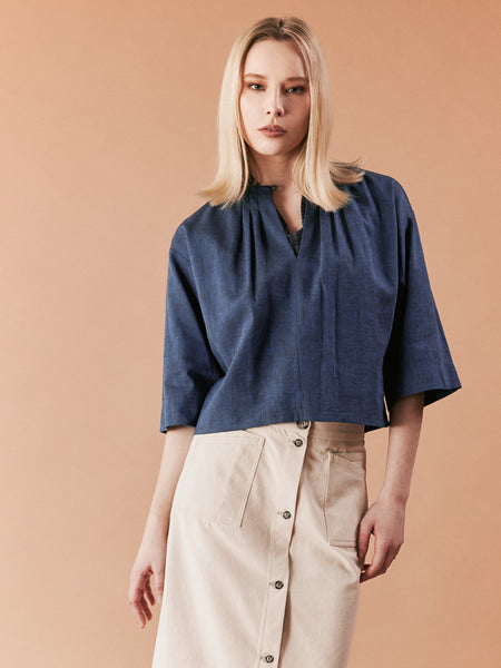 'Rune Blouse' Moonstone