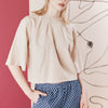 'Moreau Top' Plum Stripe