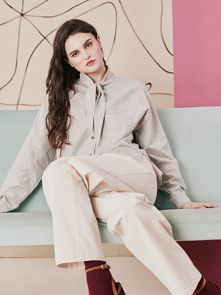 'Lumi Button Up' Moonstone