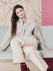 'Lumi Button Up' Cobalt