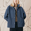 'Noor Jacket' Dark Indigo Check