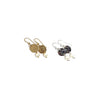 'Moon Drop Dangles' Silver