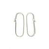 'Oval Clip Hoops'